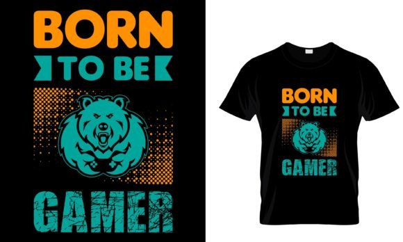 BORN to BE GAMER: Graphics & Print Templates