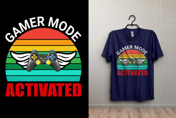 Gamer Mode Activated Graphics & Print Templates