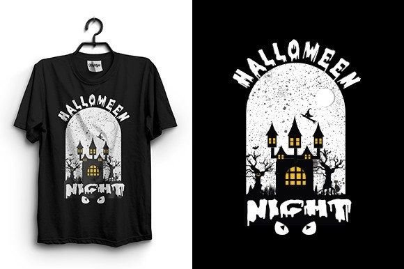 Halloween Night T Shirt Design Graphics