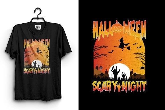 Halloween Scary Night Graphics for T-Shirt Designs