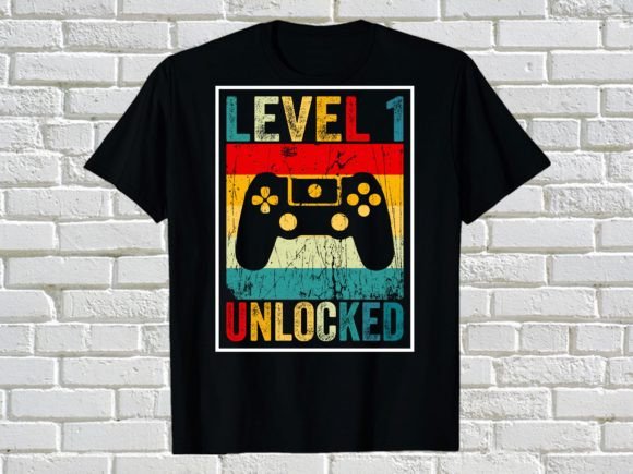 LEVEL 1 UNLOCKED: Graphics for T-Shirt Designs