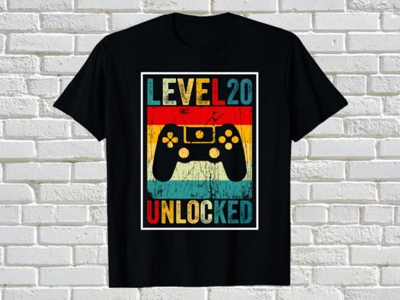 LEVEL 20 UNLOCKED: Graphics for T-Shirt Designs