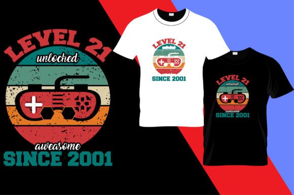 Level 21 Unlocked: Premium Graphics for T-Shirt Designs