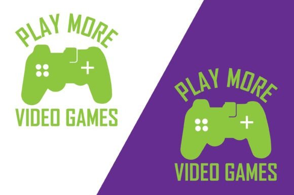 Play More Video Games: Graphics & Print Templates
