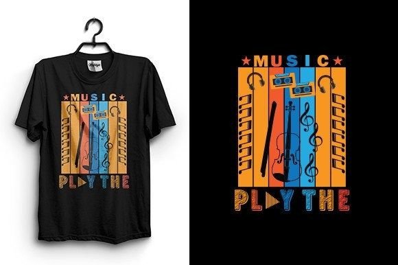 Play the Music T Shirt Design: A Graphics Review