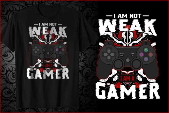 Trendy Gamer Graphics for T-Shirt Designs