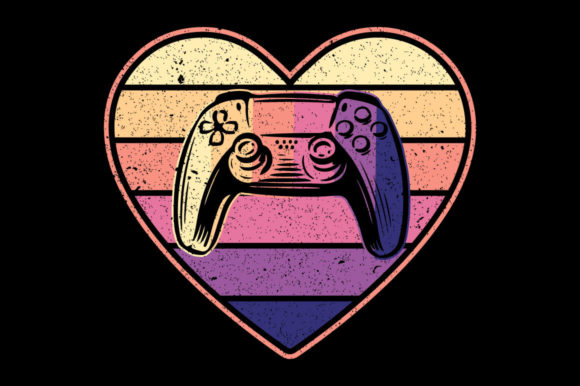 Valentine's Gamer Graphics & Print Templates