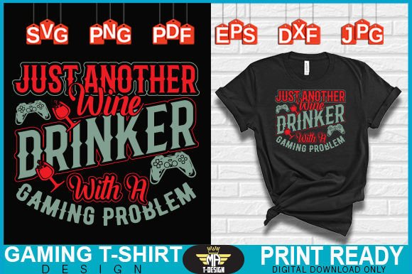 Wine Drinker Graphics for T-Shirt Designs